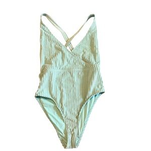 Aqua One-Piece Swimsuit by Dippin' Daisy's
